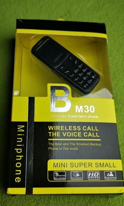 Mini telefon komórkowy na kartę SIM