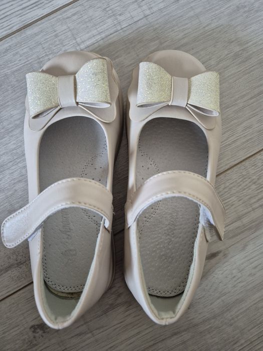 Buty baleriny beżowe r.29