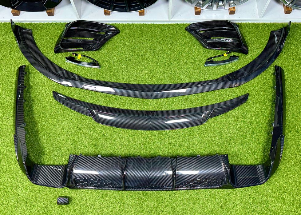 Карбоновый обвес BRABUS карбон Mercedes W223 Спойлер Губа Диффузор