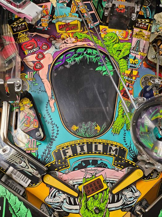 FLIPPER PINBALL CREATURE from Black Lagun Bally Williams