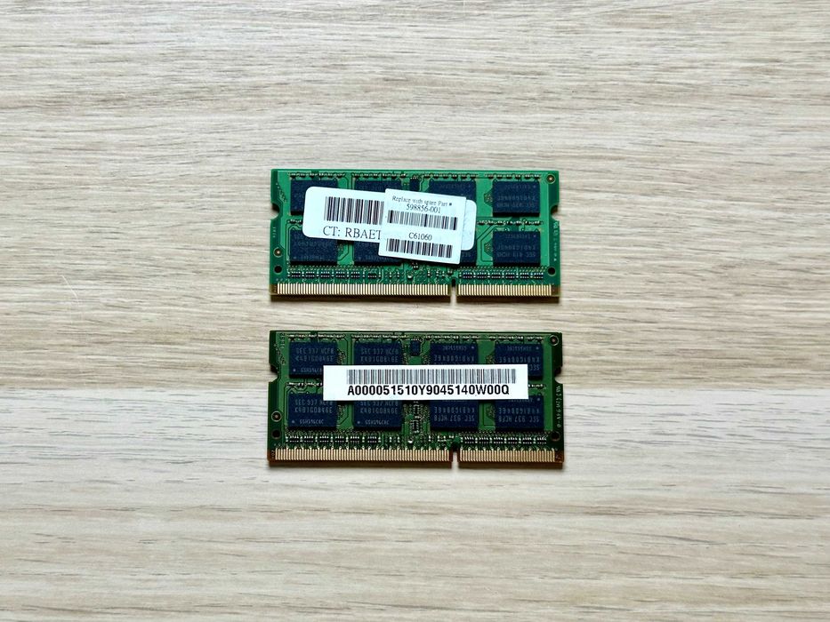 RAM Samsung 4GB DDR3 PC3 10600S 09 10 F2 (2x2GB) – sprawna, testowana