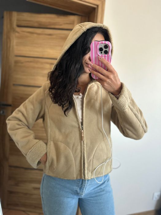 Kożuszek Damski kurtka z kapturem L riverisland