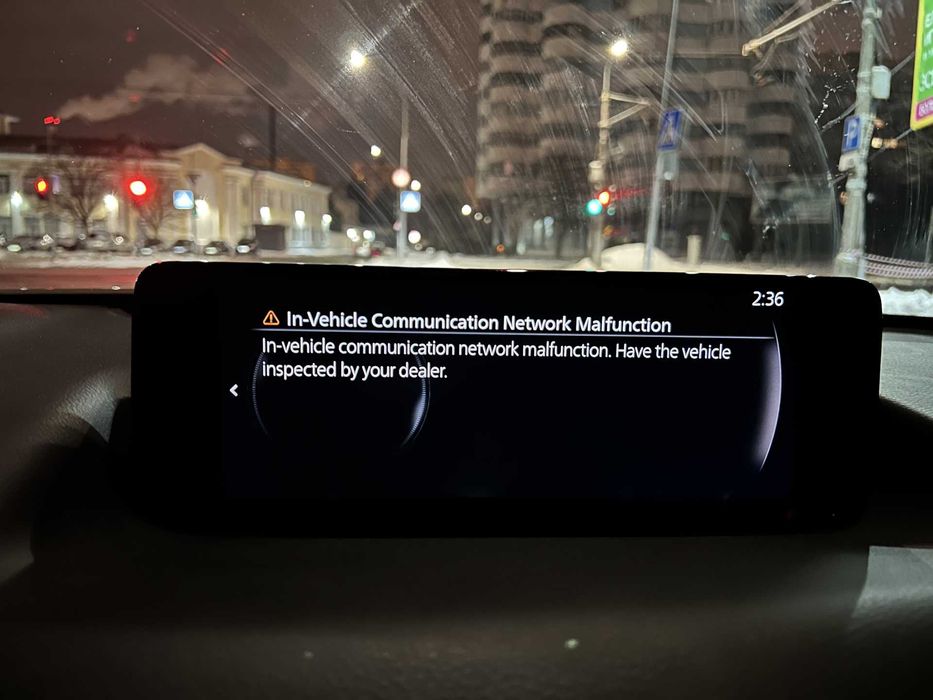 mazda ремонт помилки In-vechicle Network Malfunction