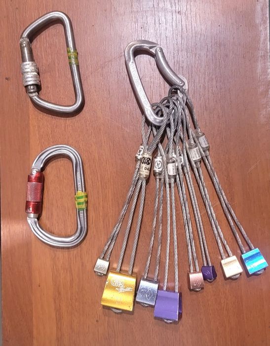 Набір закладних елементів , карабін  для туризму