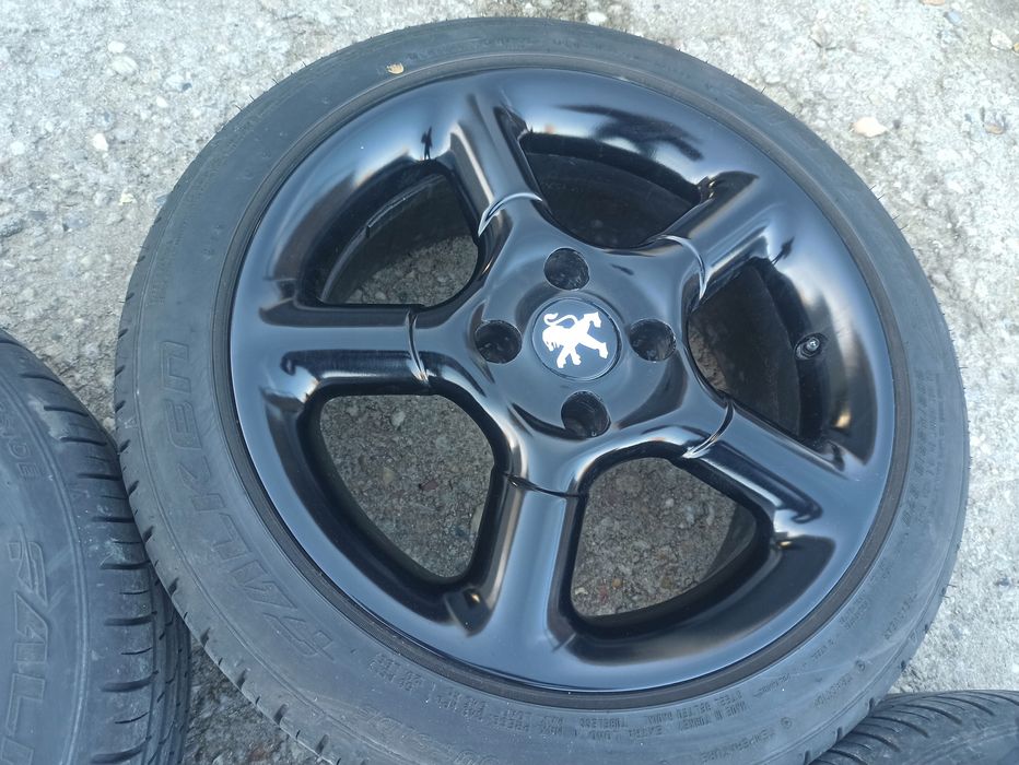 felgi aluminiowe peugeot 207 16 4x108 et15 z oponami