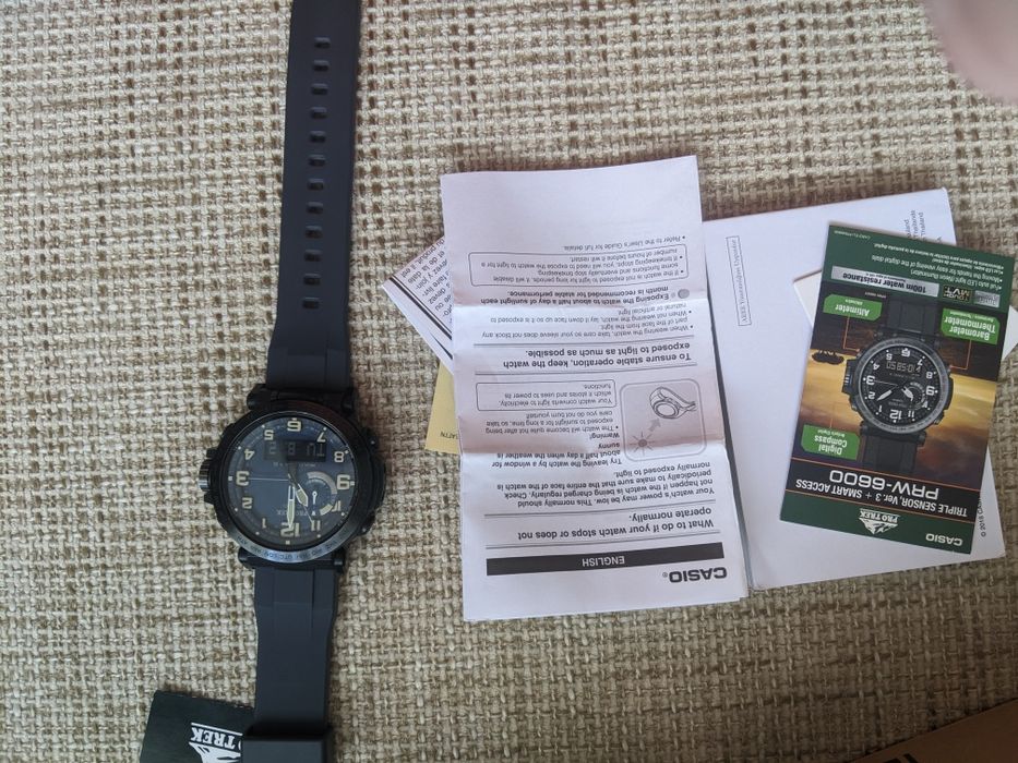 Новые часы Casio Protrek PRW 6600Y Оригинал