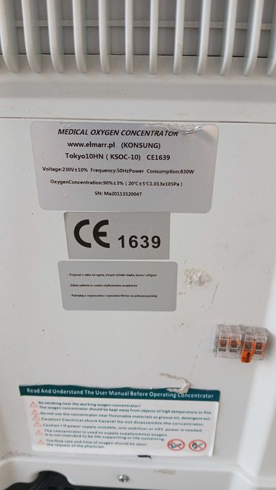 Koncentrator tlenu  Tokyo 10 HN