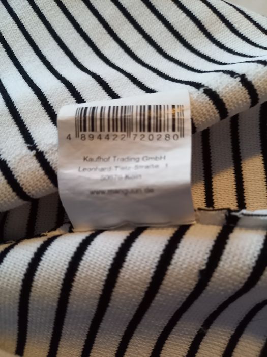 Biało - czarny żakiecik narzutka S