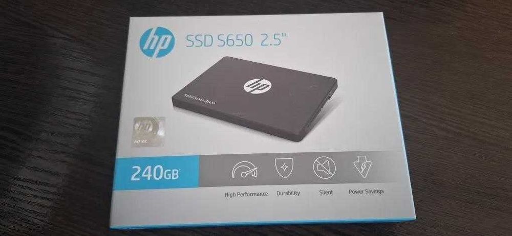 Новий SSD диск HP S650 SATA3 винчестер винт