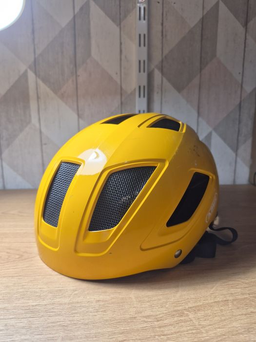 Шолом ABUS Hyban 2.0 (синій, жовтий) оригінал велосипедний