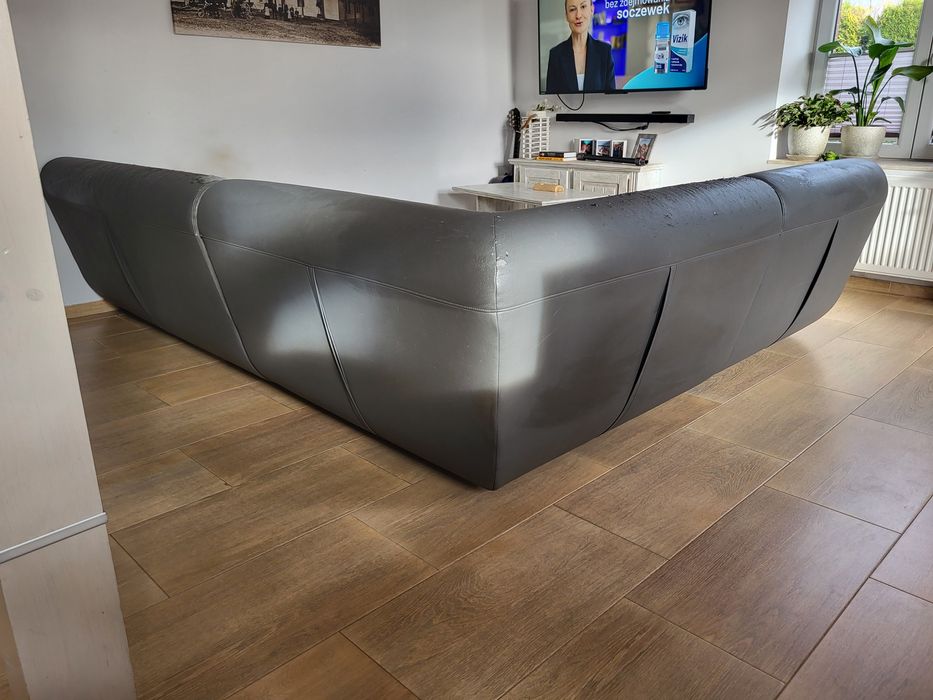 narożnik szary kanapa