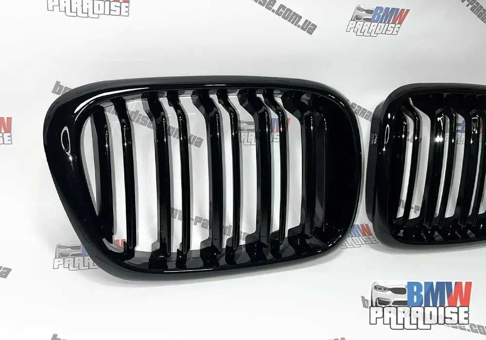 РАСПРОДАЖА! Двойная решетка радиатора М - ноздри БМВ Е39 Глянец/Мат