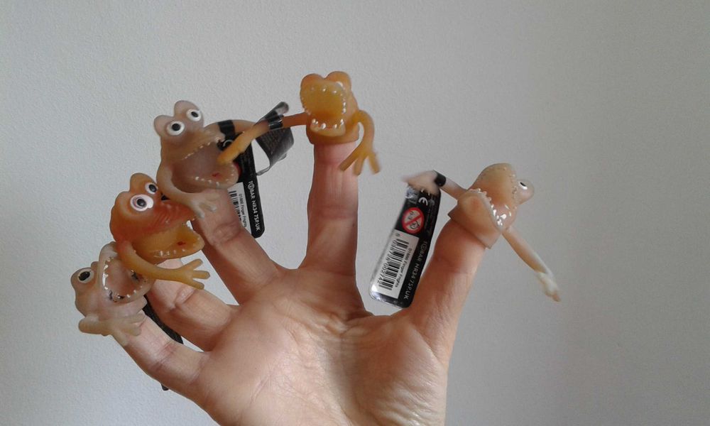 Fantoches divertidos  para dedos