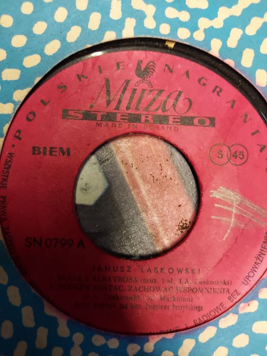 Winyle małe retro płyty prl Stare zabytek