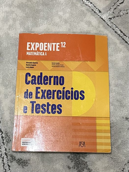 Grade 12 Mathematics Activity Workbook and Exam Practice Tests (Expoente)