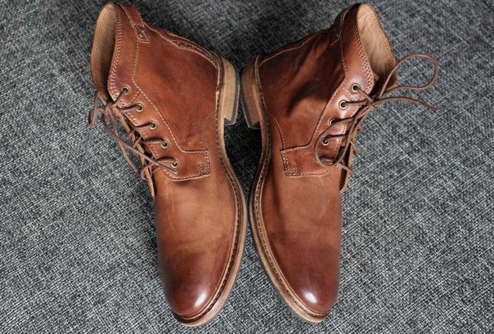 Ботинки Clarks Оригінал Нат шкіра 46р