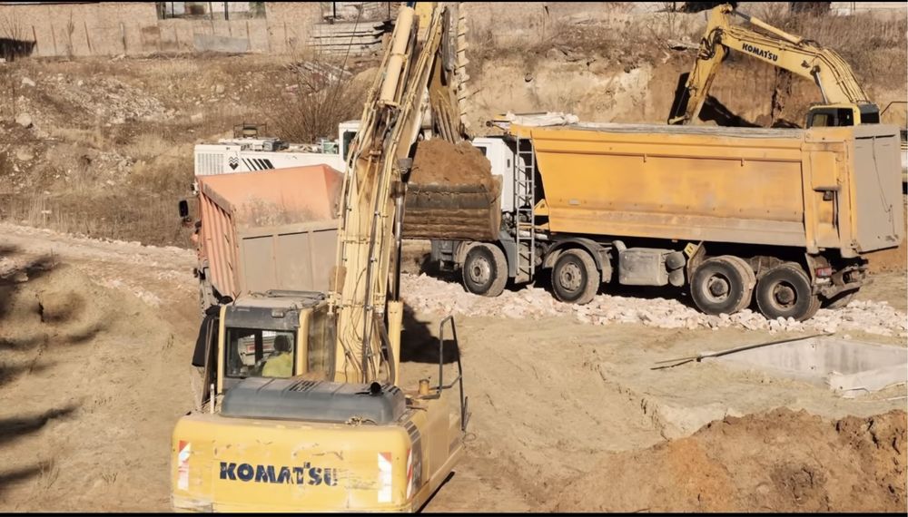 Послуги самоскидами/пісок/щебінь/вивіз землі