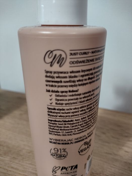 Neboa curly spray do reanimacji skrętu,curly madeline