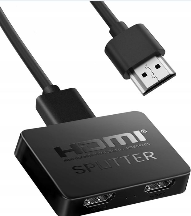 Rozdzielacz HDMI Splliter 4K 30Hz 1x2 Duplikat Ekranu / Lustrzane Ekra