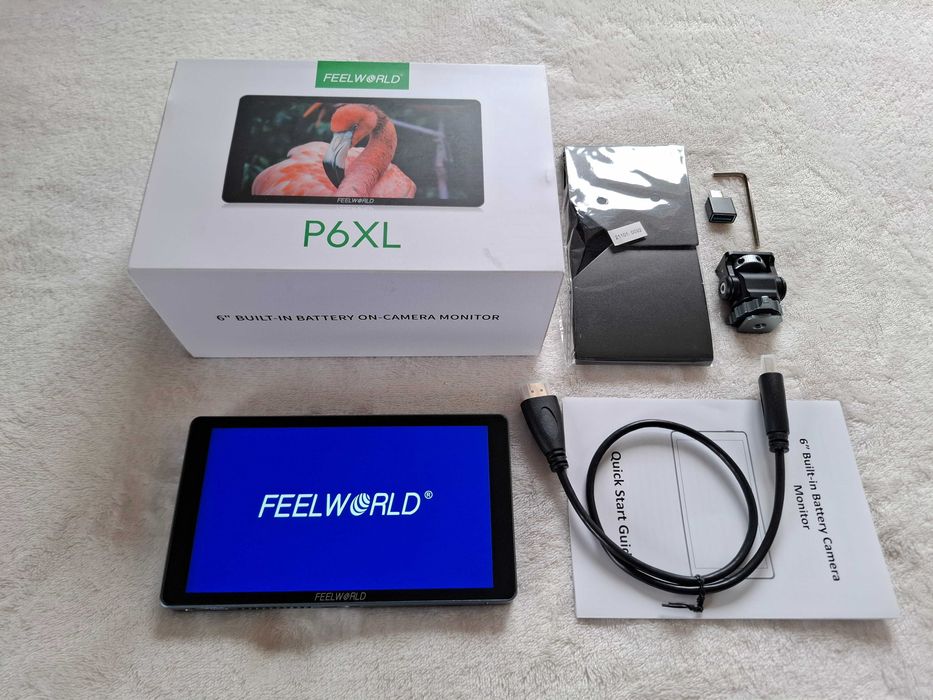 Vendo Monitor FEELWORLD P6XL com Gaiola Nitze