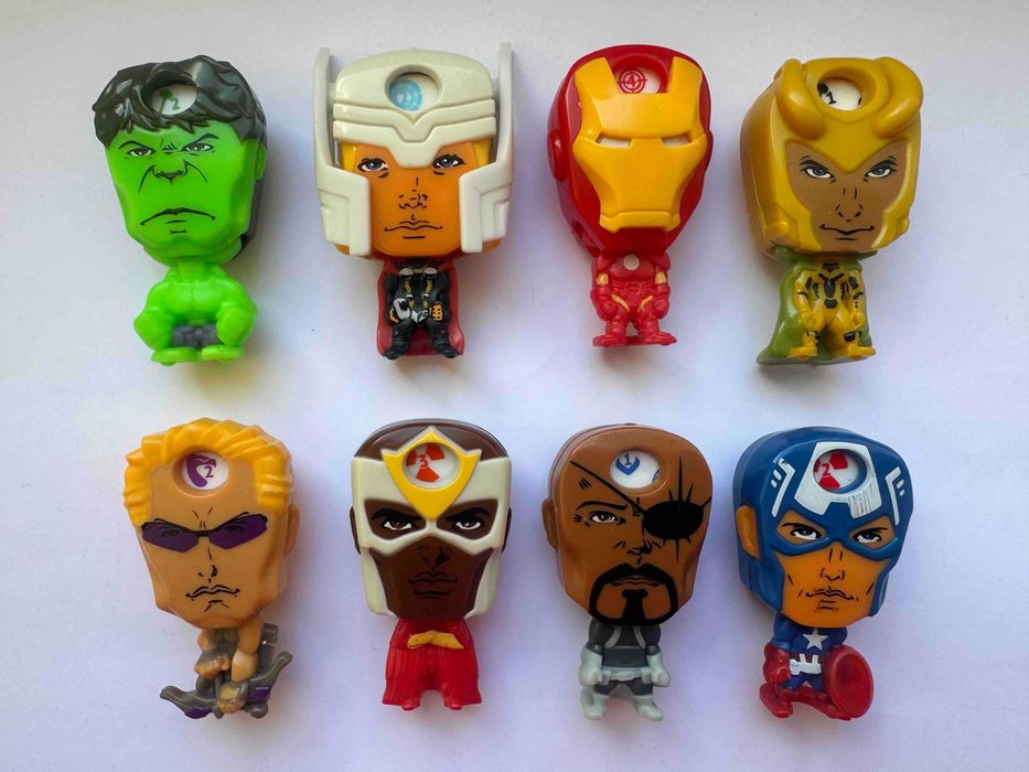 Полная серия киндер сюрприз Мстители Марвел (2014) Marvel Avengers