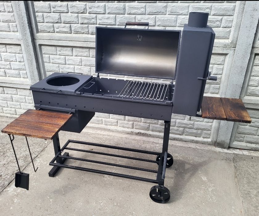 ХИТ! 3/4/5мм! Мангал Барбекю с Коптильней + Печь под Казан