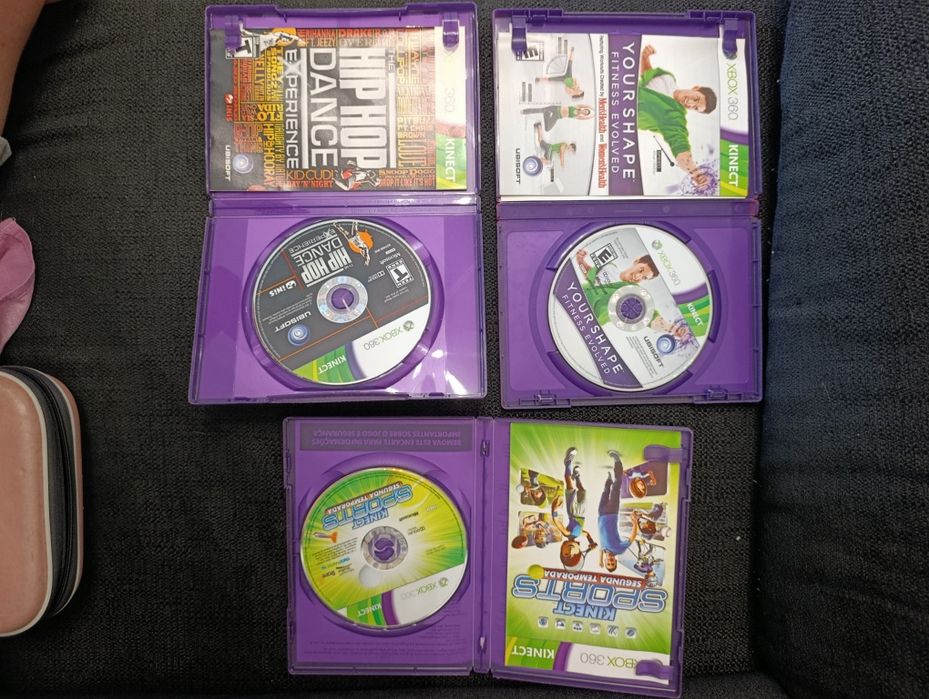 Kinect com 5 jogos (Xbox 360)