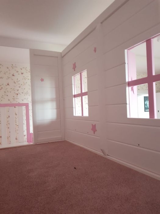 Łóżeczko łóżko drewniane pietrowe domek antresola