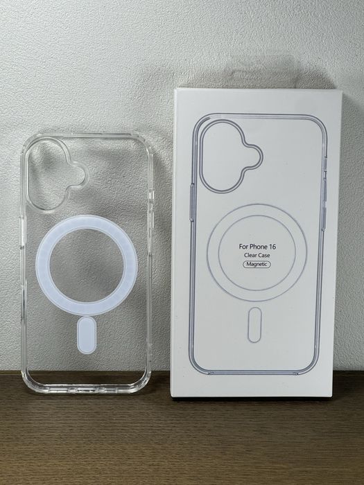 Чехол Clear Case MagSafe Айфон 16 16 Про 16 Про Макс