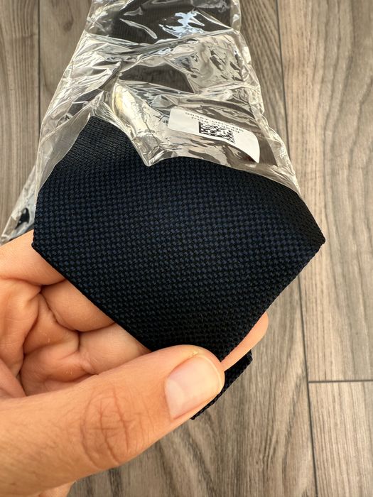 Мужской галстук темно синий