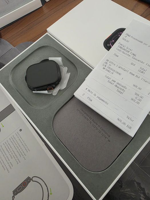 Apple Watch Ultra 3 49mm Cellular NOVO 100% bateria. Fatura, garantia. Troca/retoma.
