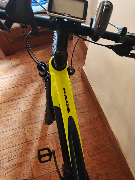 Rower elektryczny Lovelec Naos yellow + dodatkowa bateria