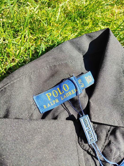 Czarna Koszula Polo Ralph Lauren