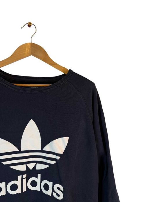 Bluza Adidas originals granatowa duże logo XL