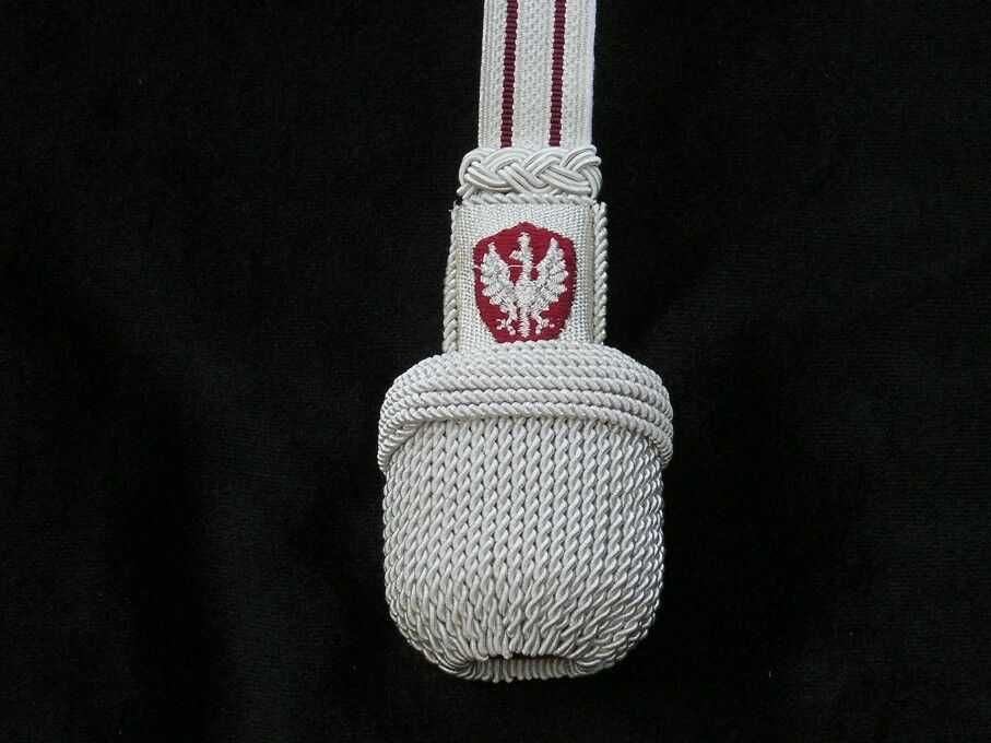 TEMBLAK, chwost oficerki do szabel WZ1917 oraz WZ1921 SREBRNY TEM1