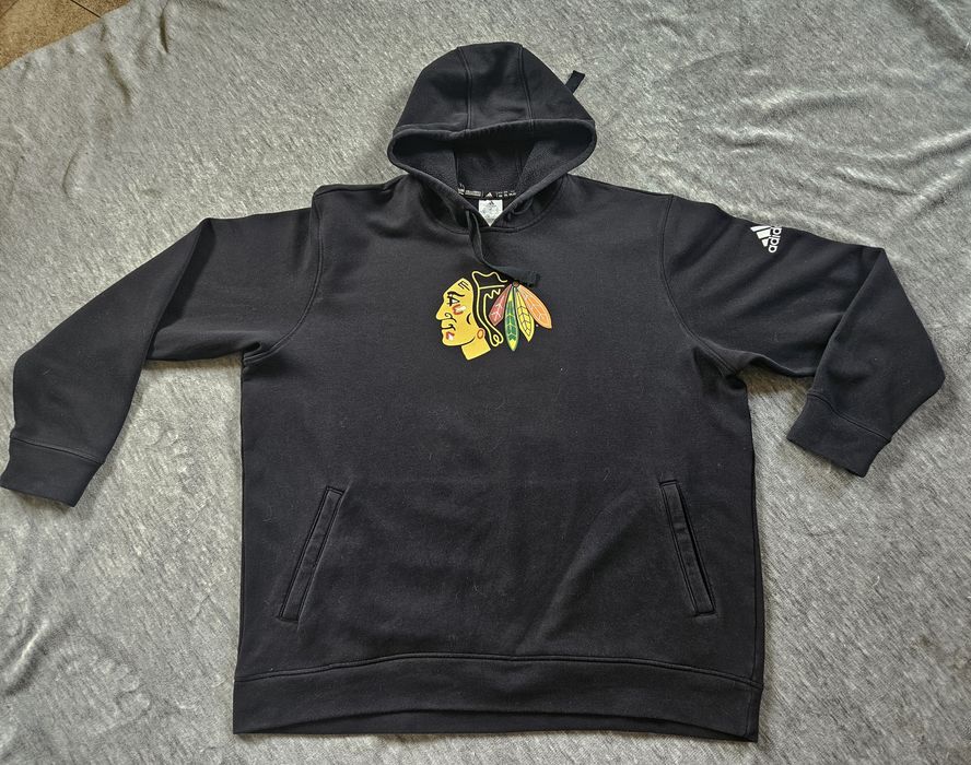 Adidas bluza z kapturem Chicago Blackhawks 2XL