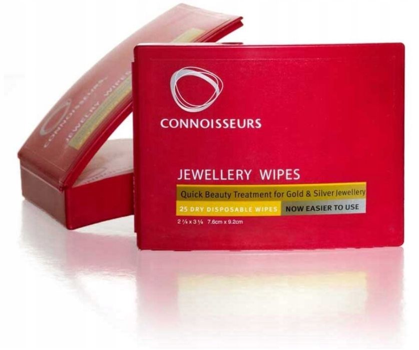 chusteczki do czyszczenia złota srebra biżuterii connoisseurs