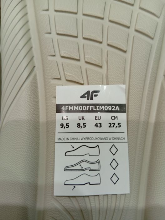 Klapki męskie 4F rozmiar 43