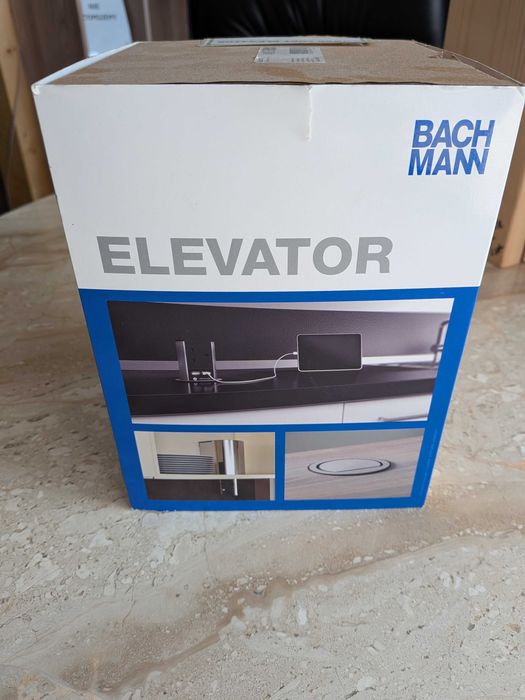 Power PORT Elevator, 2 gniazda BACHMANN - świetny do blatu w kuchni/biurka - Chorzów