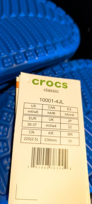 Crocs Classic niebieskie