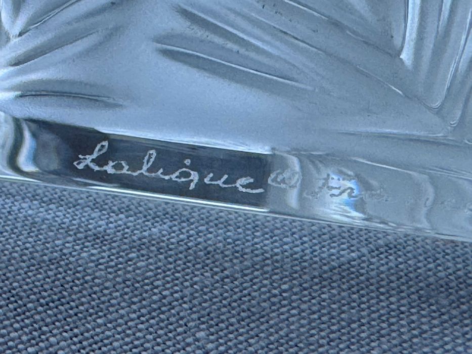 Cristal Lalique France – Cinzeiro Série Jungle