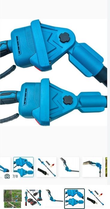 Zestaw piła zekator na wysięgniku 5m   4xaku 48v ostrzałka