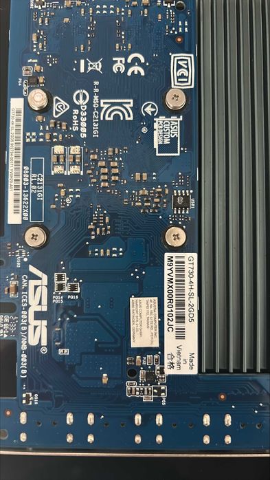Відеокарта ASUS GeForce GT 730 2GB GDDR5 (4xHDMI) / Безшумна