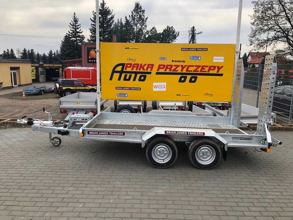 Przyczepa Brian James Trailers pod minikoparkę  Ł:2855kg