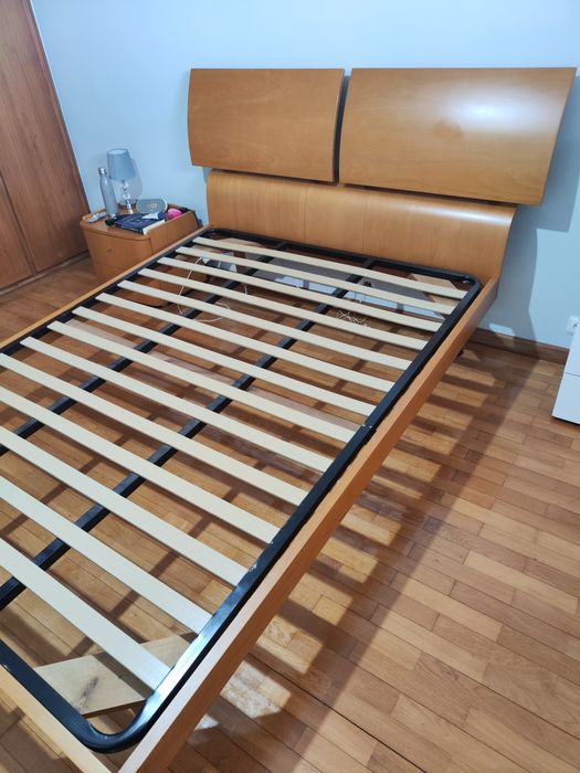Cama madeira maciça