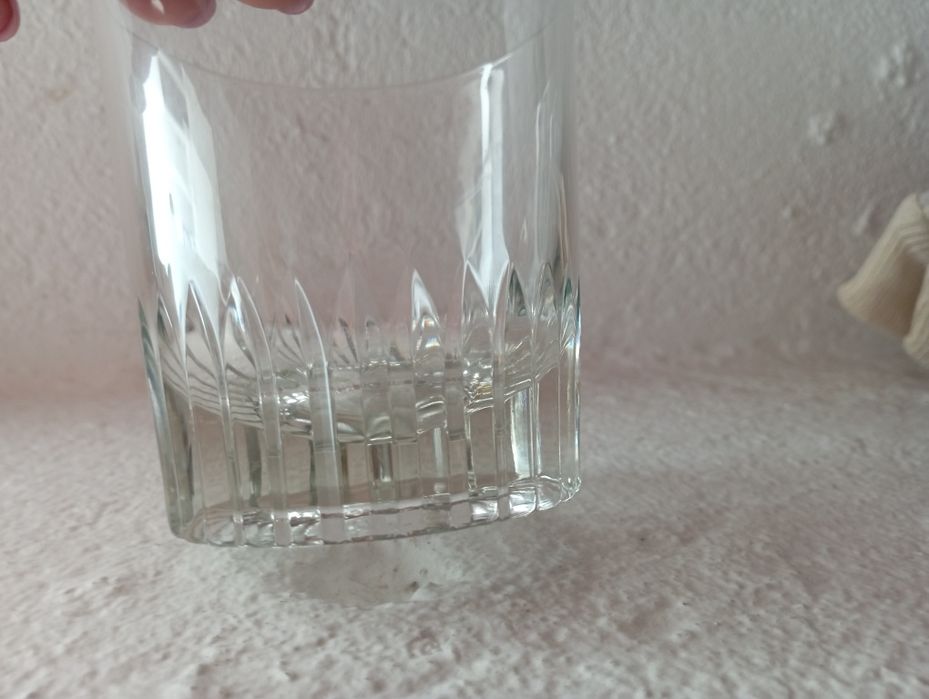 Copos de whisky em cristal