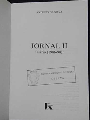 Antunes da Silva - Jornal II : Diário