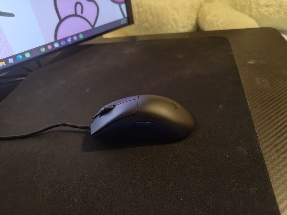 Razer DeathAdder V3 – 30K DPI – Como Novo – Caixa + Bolsa