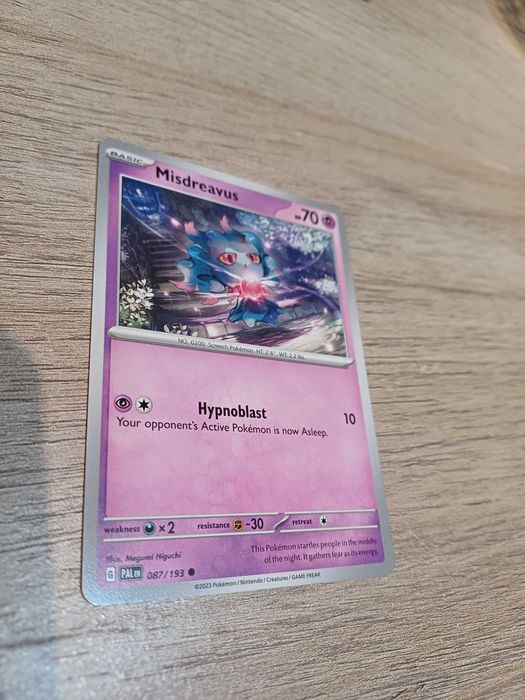 Carta Pokémon Misdreavus #87