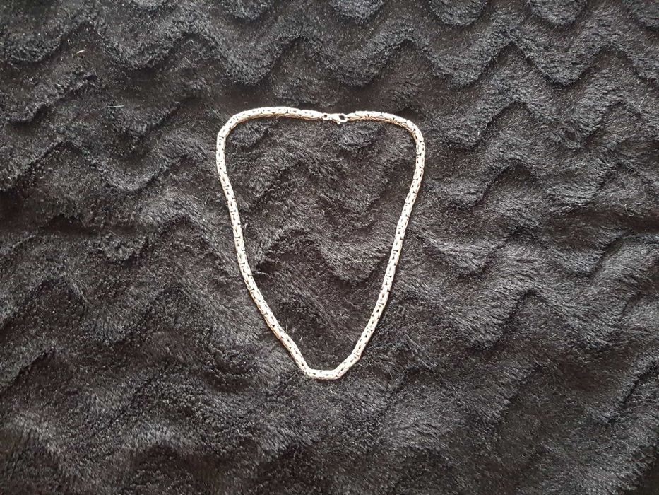 srebny naszyjnik proba 925 splot krolewski  96.4gr 1100zl